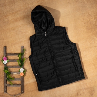Hooded Neck Waterproof Vest