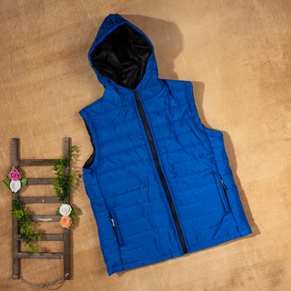 Hooded Neck Waterproof Vest