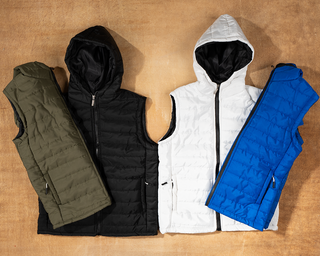Hooded Neck Waterproof Vest