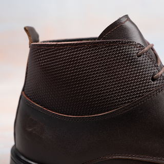 Lace-up Genuine Leather Half Boots