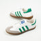 White x Green stripes