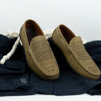 Vented Suede Loafers (M1)