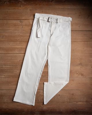 Classic Gabardine Belt Pants