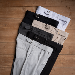 High-Waist Soft Classic Pants