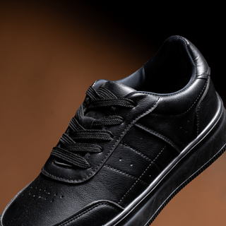 Classic Black Casual Sneakers