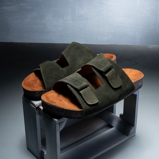 Natural Suede Slipper