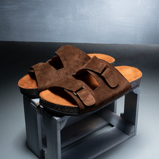 Natural Suede Slipper