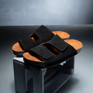 Men’s Natural Suede Slipper