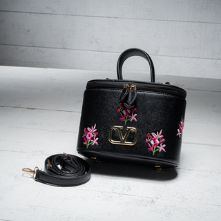 Valentino Floral Embroidered Bag