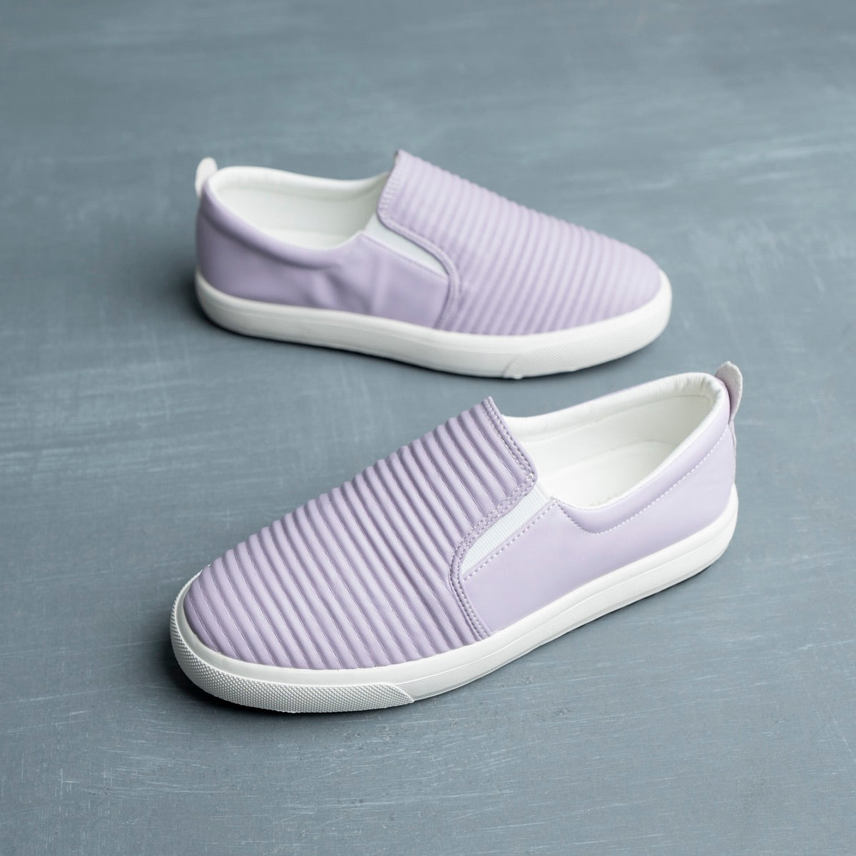 Textured Flat Slip-On