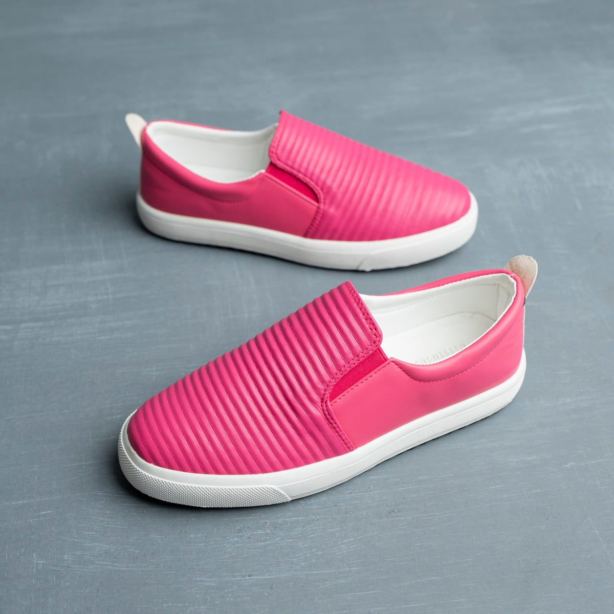 Textured Flat Slip-On