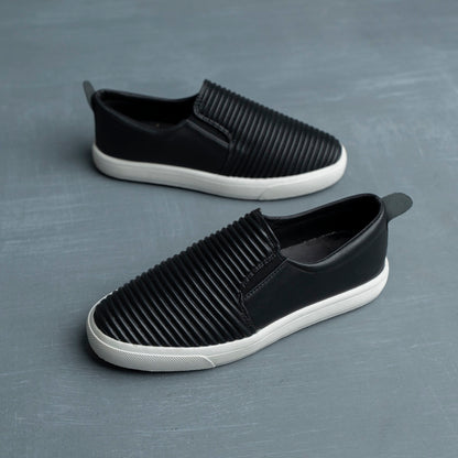 Textured Flat Slip-On