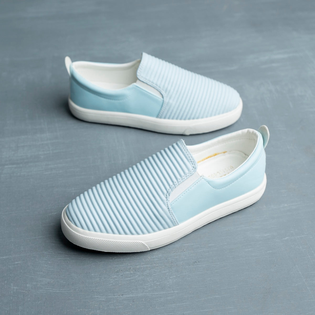 Textured Flat Slip-On