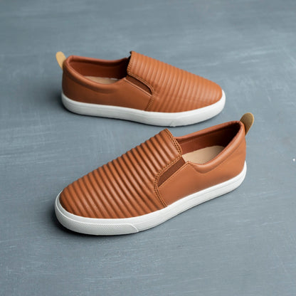 Textured Flat Slip-On