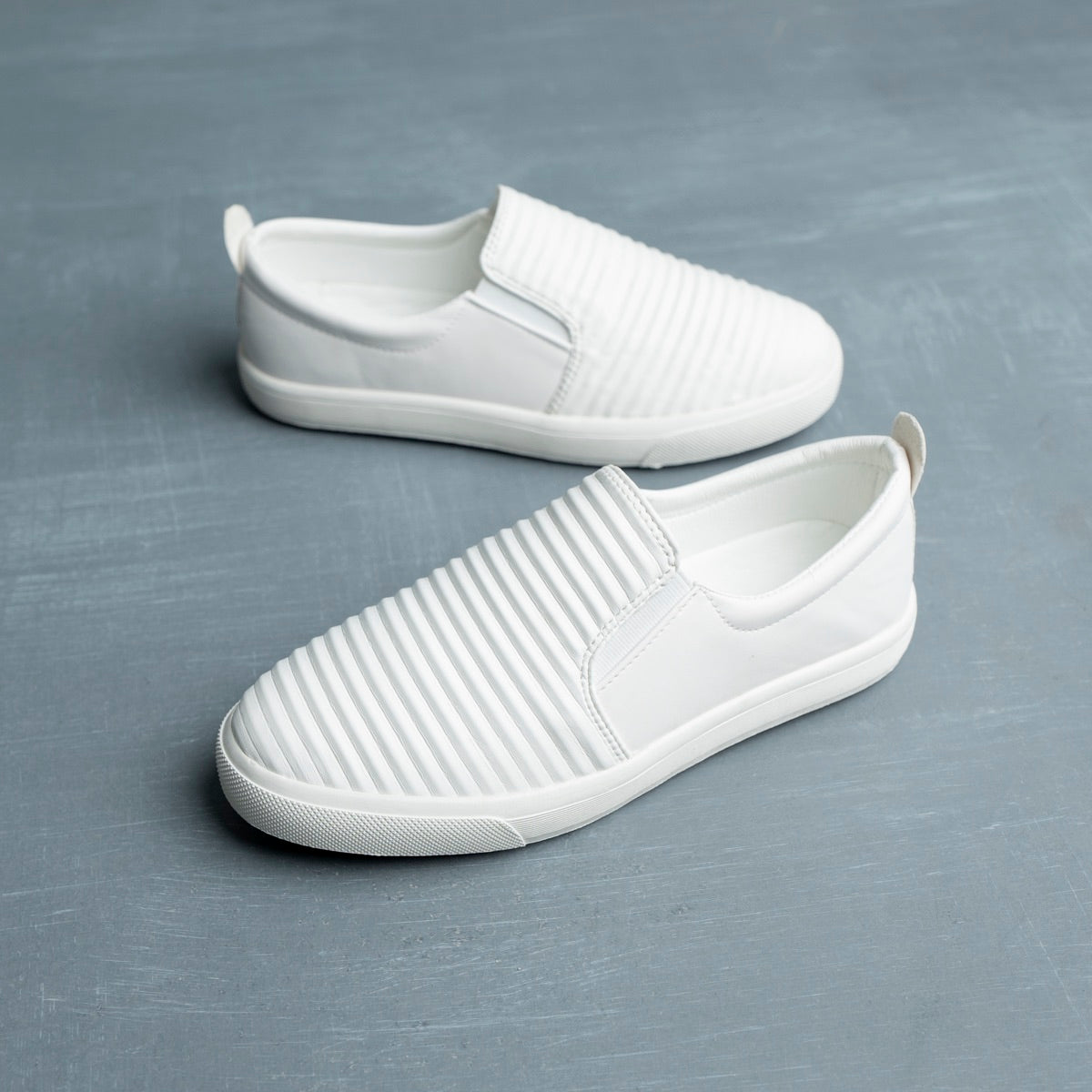 Textured Flat Slip-On