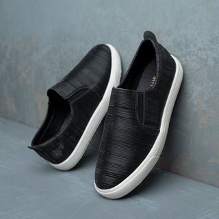 Metal Colored Slip-On