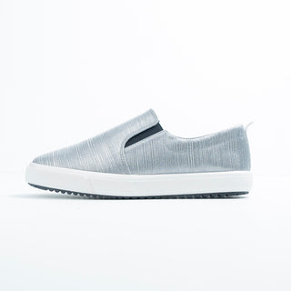 Metal Colored Slip-On