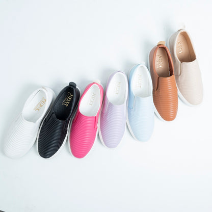 Textured Flat Slip-On