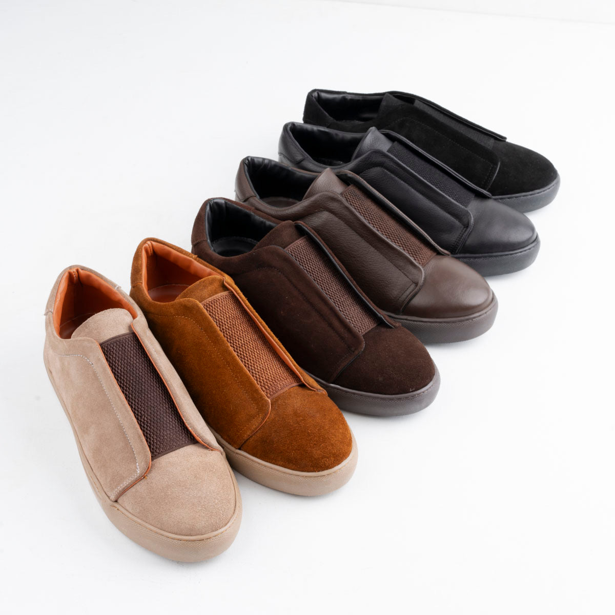 Suede Slip-On Sneakers