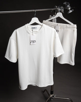 Jacquard Shorts Set (T-shirt)