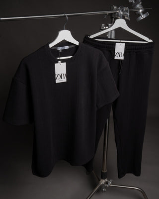 Jacquard Pants Set (T-shirt)