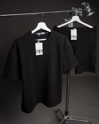 Jacquard Shorts Set (T-shirt)