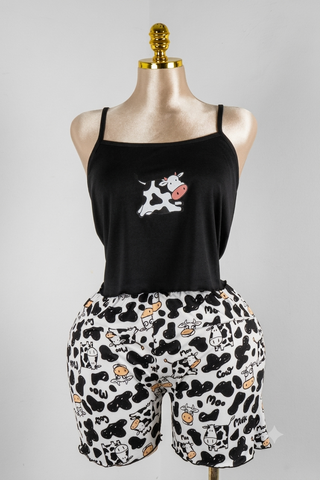 Cow Print Pajama