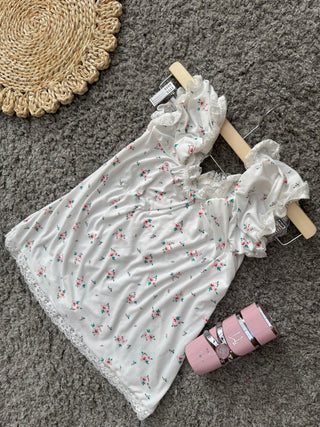 Floral Dantel Pajama