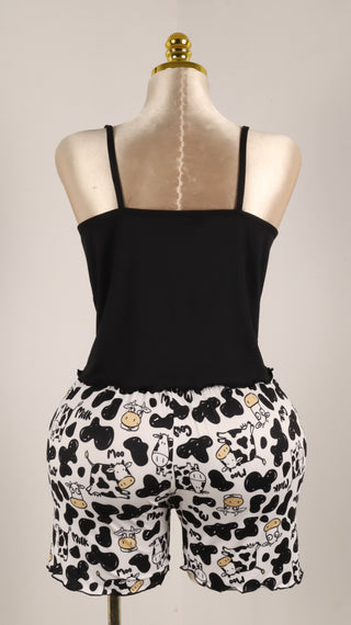 Cow Print Pajama