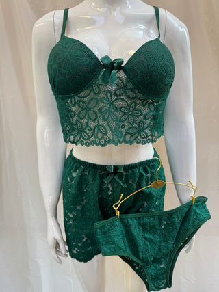 Women’s Lace Pajama Set
