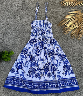 Spaghetti Floral Dress