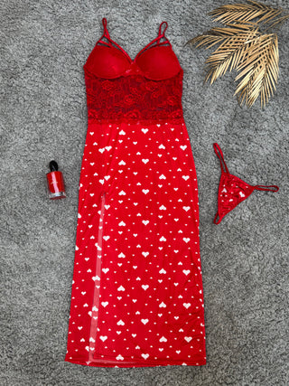 Spaghetti Hearts Dress