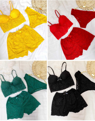 Women’s Lace Pajama Set