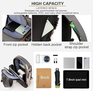 Anti-Theft Crossbody Shoulder Bag