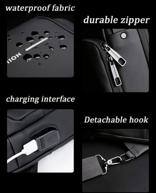 Anti-Theft Crossbody Shoulder Bag