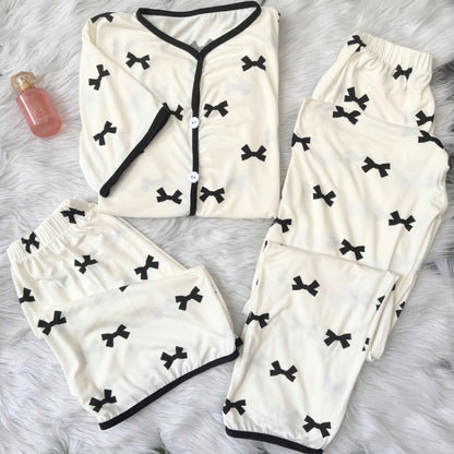 Black Ribbons Pajama