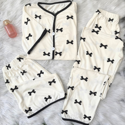 Black Ribbons Pajama