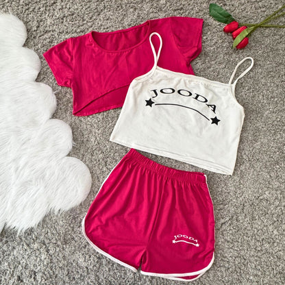 3-Piece Shorts Set