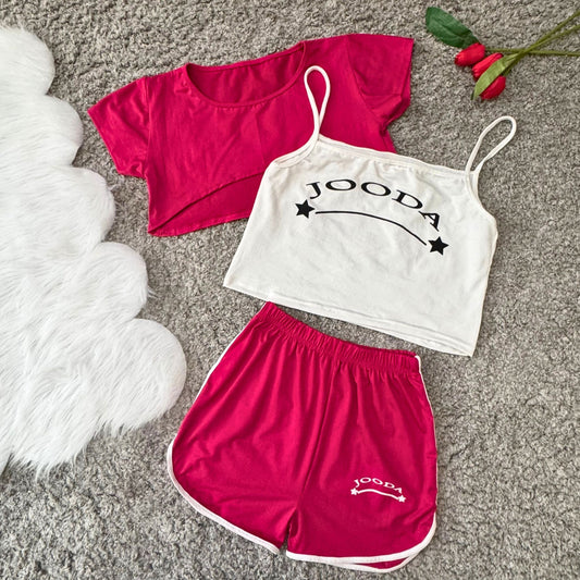 3-Piece Shorts Set