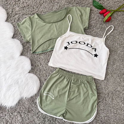 3-Piece Shorts Set