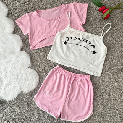 3-Piece Shorts Set