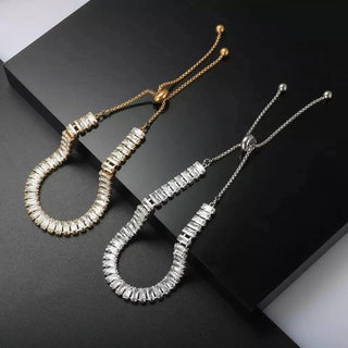 Gold-Plated Tennis Bracelet