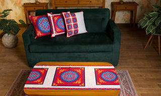 Velvet Runner & Cushions Set