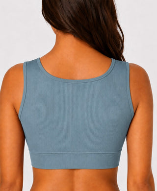 Seamless Ribbed Push-Up Bra – 3-Piece Pack