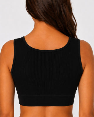 Seamless Ribbed Push-Up Bra – 3-Piece Pack
